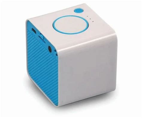 White And Sky Blue Wmbt001 Cube Bluetooth Speaker At Best Price In Pune