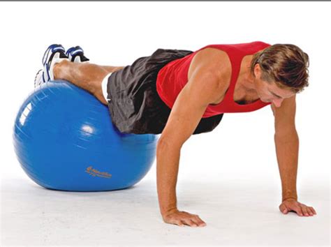 How To Do Push Ups With An Exercise Ball Dummies