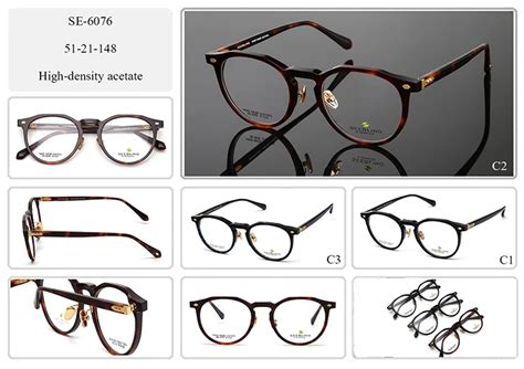 Acetate Eyeglasses Frame Custom Luxury High Density Acetate Optical