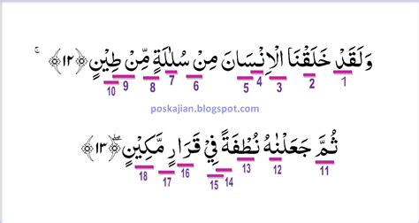 Detail Surat Al Mukminun Ayat 12 14 Arab Koleksi Nomer 16