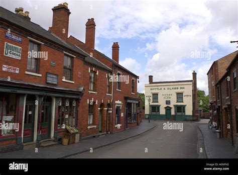 Street Scene Black Country Living Museum Dudley West Midlands Uk Stock