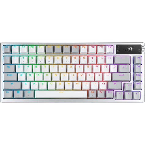 Клавиатура беспроводная Asus ROG Azoth RGB WL BT White (90MP031A-BKUA11 ...
