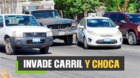 Invade Carril Y Choca