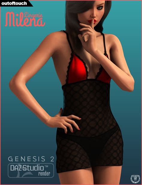 Milenas Lingerie For Genesis 2 Female S Daz 3d