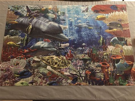 I finally finished this 3000 piece puzzle. It took embarrassingly long ...