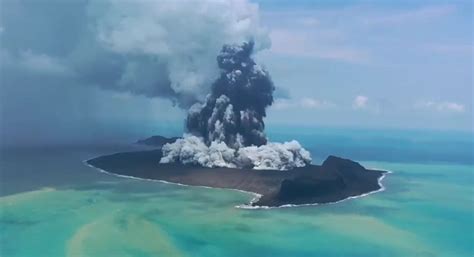 Erupci N De Volc N Submarino Provoca La Elevaci N En El Nivel Del Mar