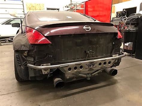 True Focus Fabrication Nissan 350z Street Shark Rear Bash Bar 350 Drift Hq