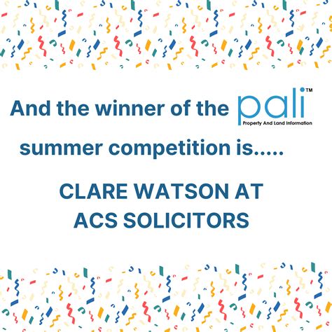 Summer Competition – Winner Announced! | Pali
