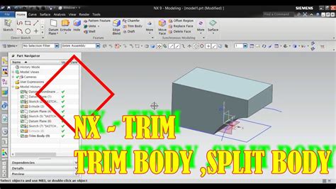 Nx Trim Body Split Body Youtube