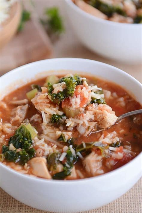 Turkey And Brown Rice Soup Recipe Mels Kitchen Cafe