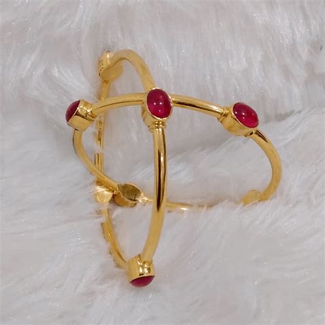 Mgdm Precious Stone Bridal Bangles Mahalaxmi Jewels