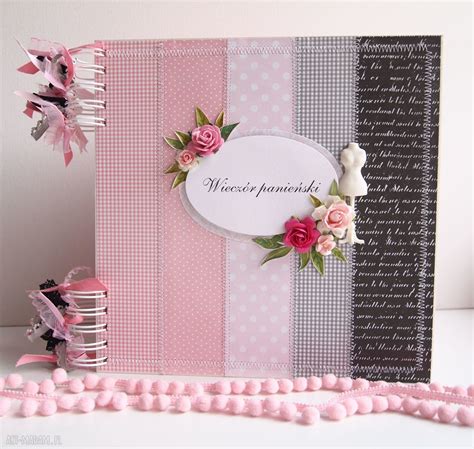 album wieczór panieński 25x25cm efektowne scrapbooking ღ art Madam pl