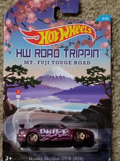 Hot Wheels Nissan Skyline Gt R R Hw Road Trippin Mt Fuji Touge