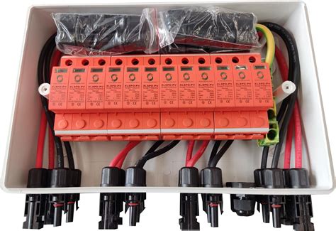 PV DC Überspannungsschutz mit MC4 Stecker 4 strings Solar Generator