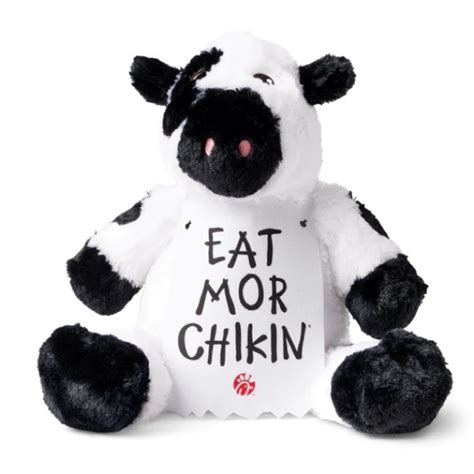 Chick Fil A Toys New In Bag Chickfila 223 Stuffed Plush Cow Eat Mor