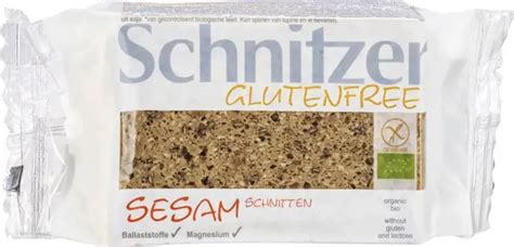 Kruh sezamov brez glutena bio 250g Schnitzer Kalček