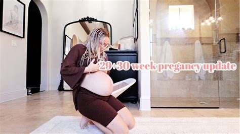 Week Pregnancy Update Video Belly Shot Baby Room Update C