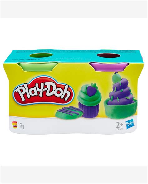 Riachuelo Massinha Play Doh Potes Roxo E Verde Hasbro