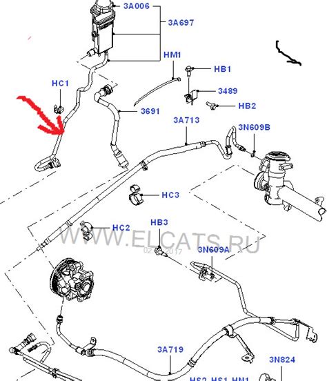 трубка бачка гур — Ford Fusion, 1,6 л, 2007 года | поломка | DRIVE2