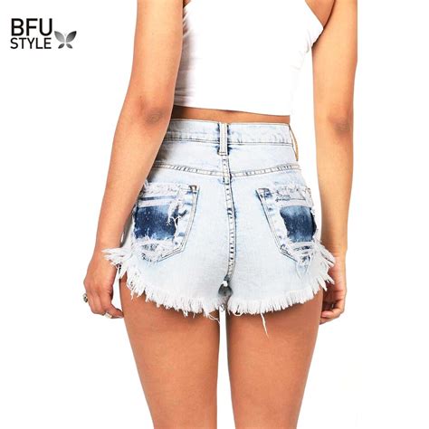 Denim Shorts 2019 Womens Fashion Brand Vintage Tassel Ripped Loose