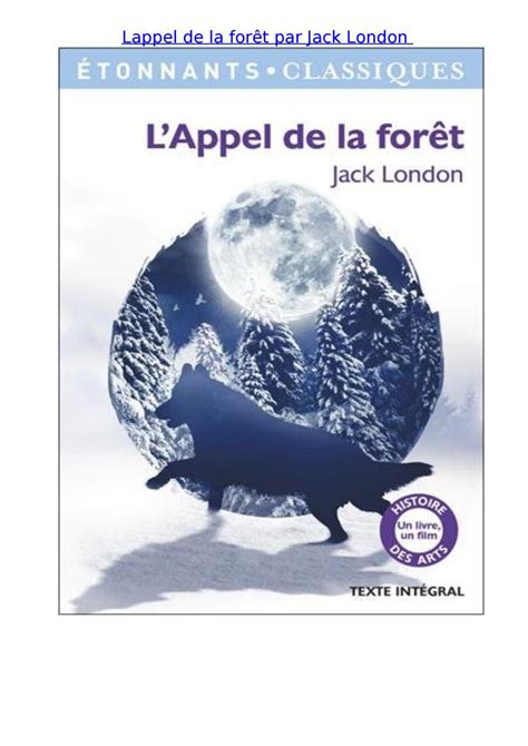 Lappel De La Foret Jack London