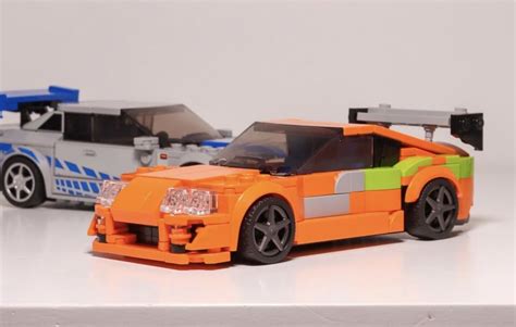 Lego Moc Fast And The Furious Mk4 Toyota Supra By Customcreationsyt Rebrickable Build With Lego