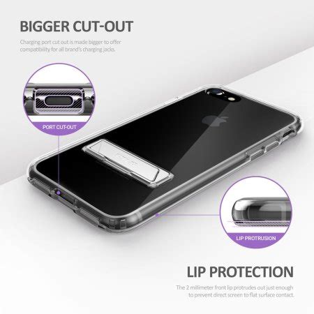 Obliq Naked Shield IPhone Kickstand Case Smoke Black