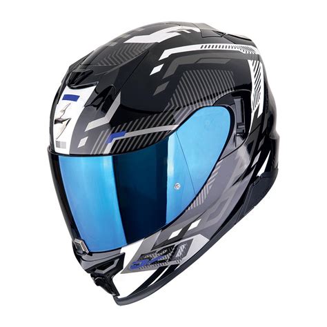 Scorpion Exo 520 Evo Air Ranka White Blue Motostorm En