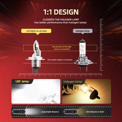 HB4 H8 H11 Светодиодные противотуманные фары 30000Lm 150W 6000K ...
