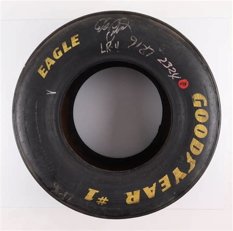 Dale Earnhardt Sr Signed NASCAR Goodyear Tire Beckett Pristine Auction