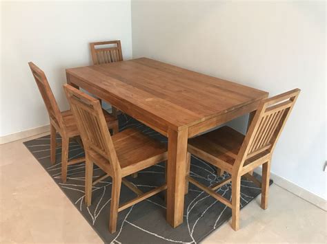 Scanteak Element Dining Table 150cm Furniture And Home Living Furniture