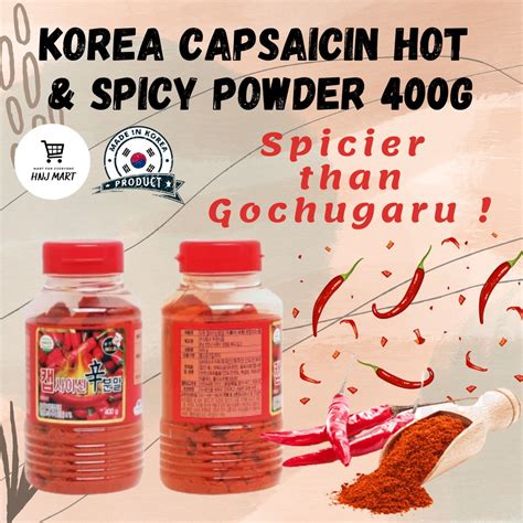 Korea Capsaicin Hot Spicy Powder G Red Pepper Shopee Malaysia