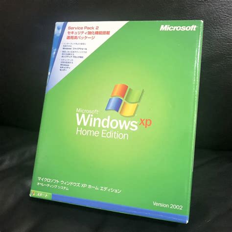 【目立った傷や汚れなし】microsoft Windows Xp Home Edition Version 2002 Service Pack 2 ライセンス プロダクトキー 正規品 通常版