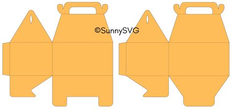 Free Small Gable Box Template Svg Sunny Svg