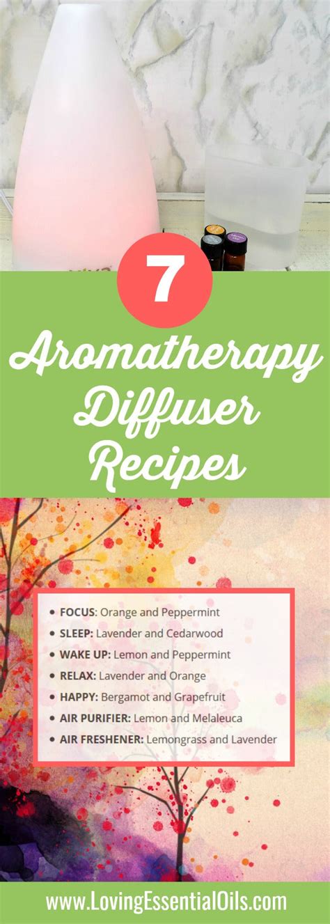 Aromatherapy Diffuser Recipes - 10 Easy Essential Oil Blends – Loving ...