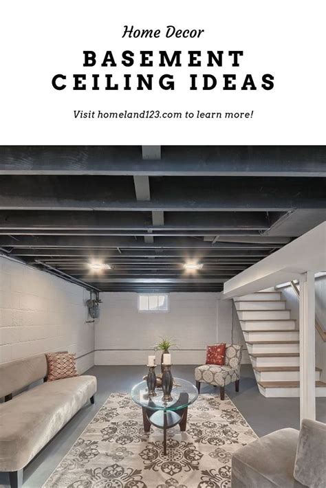 Basement ceiling painted (basement ceiling ideas) #basementceiling #painted #ideas | Cheap ...