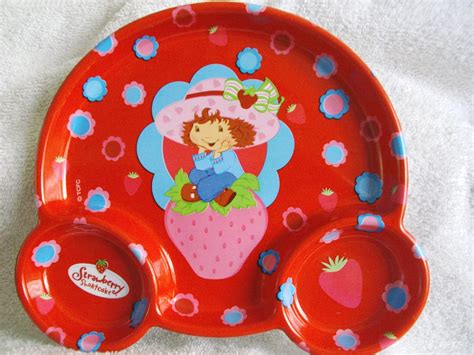 Strawberry Shortcake Dinnerware Snack Plate Amazonca Home And Kitchen