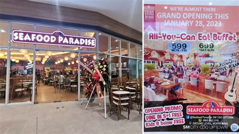 Seafood Paradise All You Can Eat Buffet Opens Tomorrow January 28