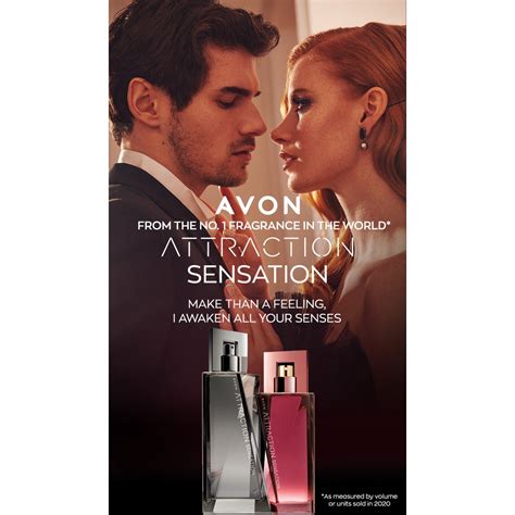 Avon New Attraction Sensation For Him 75ml Her 50ml Legit Original Long