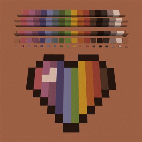 terracotta color minecraft 1