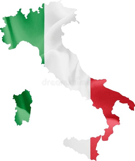 Italian Flag Map