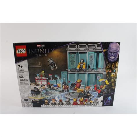 Lego Marvel The Infinity Saga Iron Man Armory Set Property Room