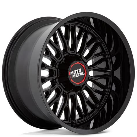 22 Moto Metal Wheels MO809 Stinger Gloss Black Off Road Rims MT135 2