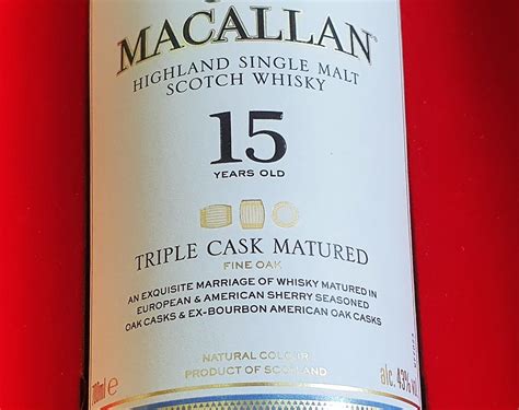 Macallan 15, Macallan 15 Triple Cask - Rượu whisky Single Malt - Sành Rượu