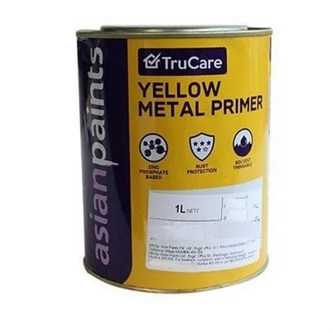 Liquid Asian Zinc Chromate Yellow Primer Paints Metal 1 Litre At Rs