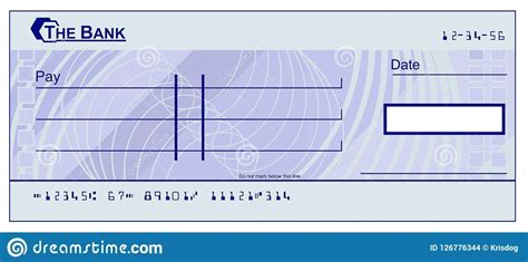 Blank Cheque Stock Illustrations – Blank Cheque Stock with Large Blank ...