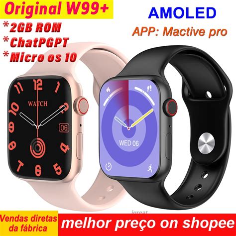 Microwear Amoled W Smart Watch Amoled Gb Mm Os Compass Nfc Game