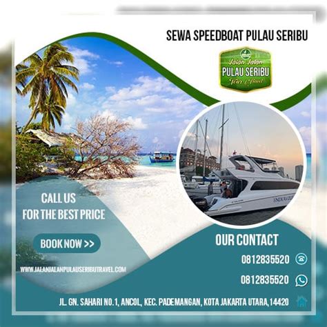 Sewa Speedboat Pulau Seribu Harga Termurah Telp Wa 081283552007