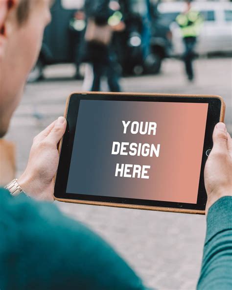 Ipad In Hands Free Psd Mockup Freemockup Net