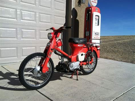 1962 Honda C105t 55cc Ohv Engine Vintage Honda Motorcycles